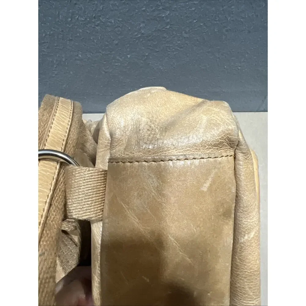 The Sak Ventura Leather Convertible Backpack Boho Messenger Shoulder Bag Flap
